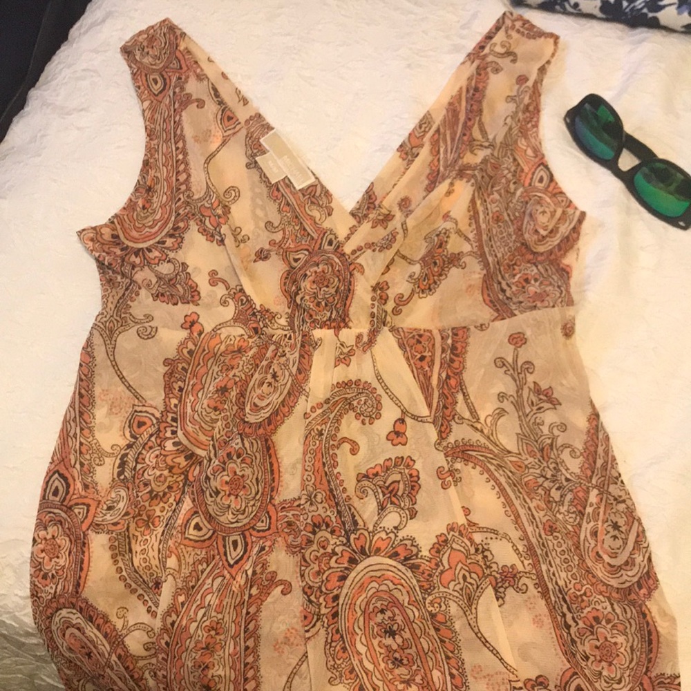 Michael Kors sleeveless blouse size M